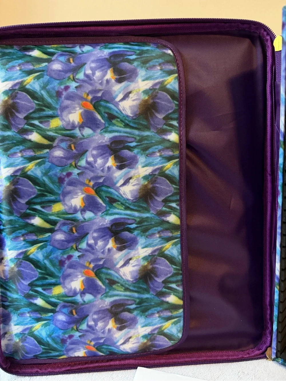 Purple Floral Jewelry Organizer Case: Joy Mangano